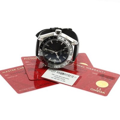 OMEGA Seamaster Planet Ocean 215.33.44.22.01.001 44mm SS Black Dial Watch #C2309