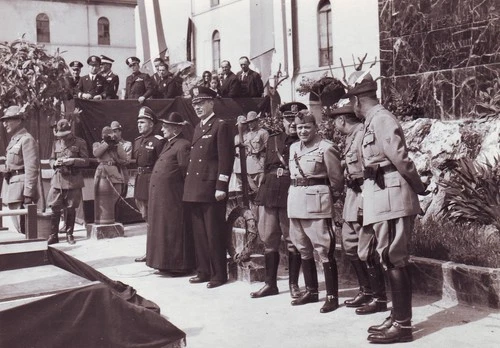 1942 Photograph Fascist Ceremony for Army and Empire Day