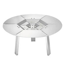 Fire Pit Heat Deflector for Solo Stove Ranger 20 in Round Stainless Steel