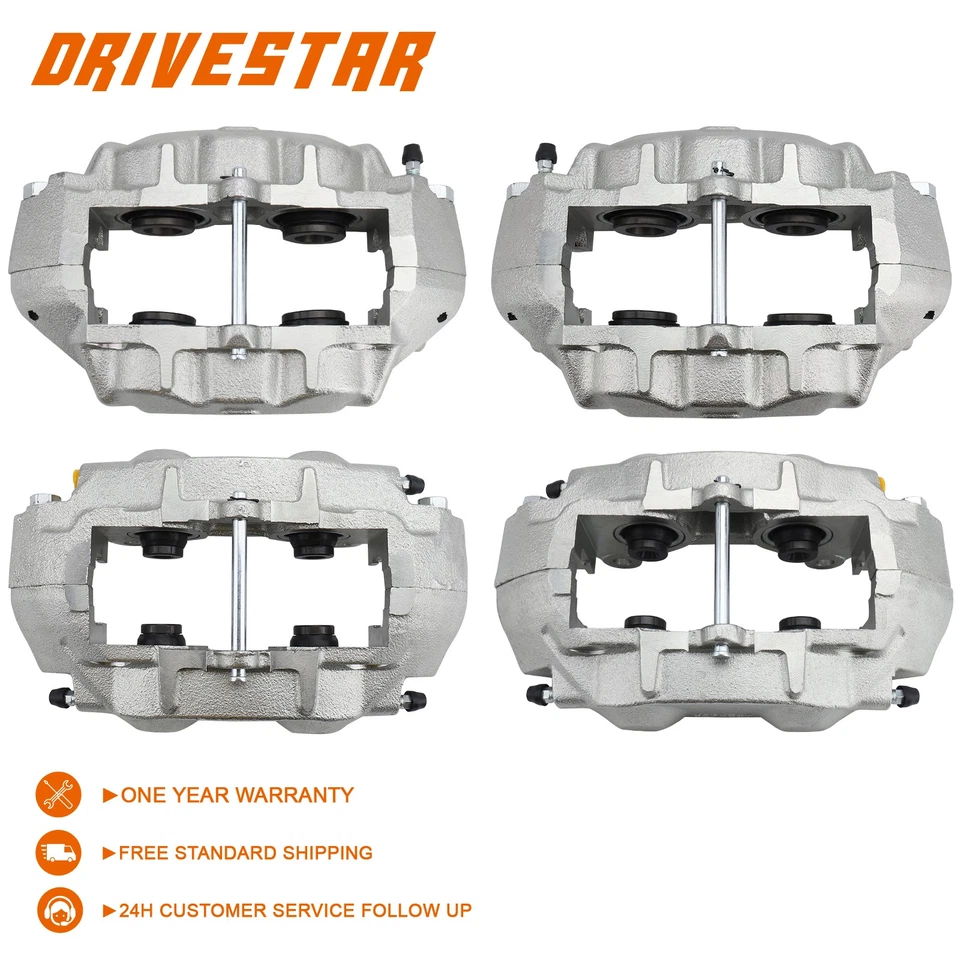 4Pcs For 1965-1982 Chevrolet Corvette Front Rear Left Right Disc Brake Calipers - Image 3 of 4