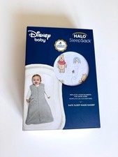 Halo Disney Baby Sleepsack Winnie The Pooh, 100 Cotton, Size L 12-18 Months