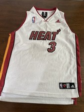 Adidas Miami Heat Wade 3 Jersey Youth Large 14-16