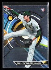 Shintaro Fujinami 2023 Finest ROOKIE RC #51 Oakland Athletics Chrome *187