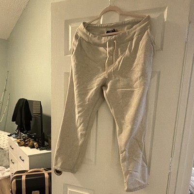 Polo Ralph Lauren Men s L Beige Cotton Fleece Jogger Pants Drawstring