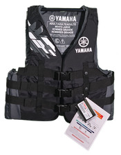 YAMAHA NYLON 3-BUCKLE BLACK PFD