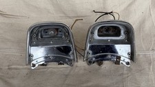 Pair Of 1951-1952 Tail Lights For Chevy Passenger Car Guide Lamp Housing
