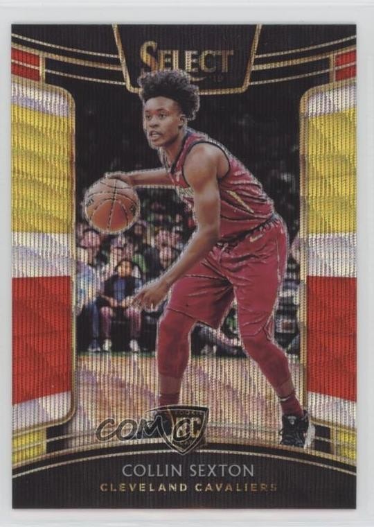 2018-19 Panini Select Concourse Tri-Color Prizm Collin Sexton #75 1c35