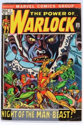 Warlock #1   [5.0]   1972   Gil Kane   MARVEL   1st Print   Origin of Warlock