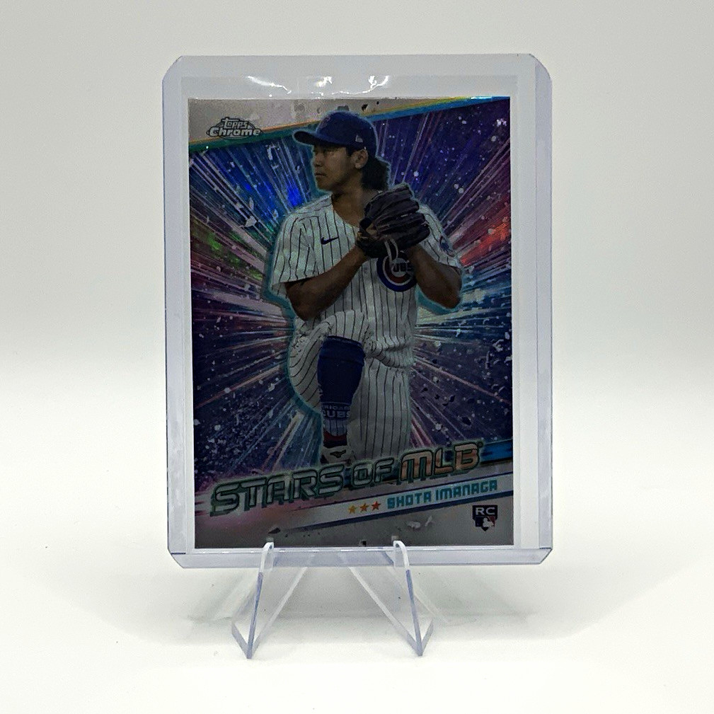 Topps 2024 Chrome Stars of MLB Shota Imanaga RC Insert #CSMLB-81 Cubs