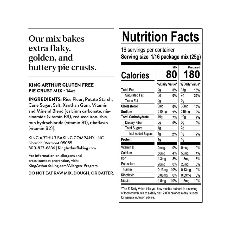 Mezcla de corteza de pastel escamosa y mantecosa sin gluten, paquete de 6 Foto 4 de 4