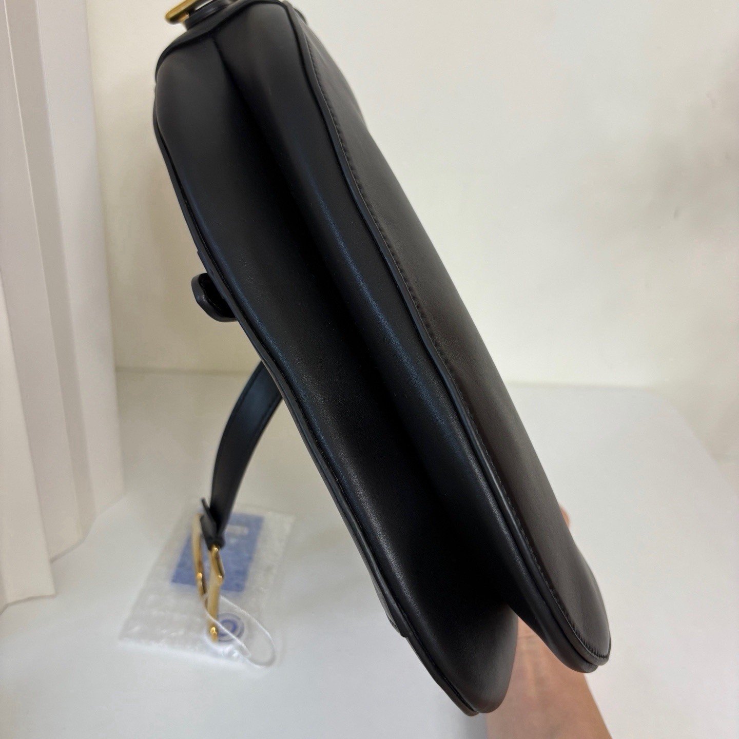 Authentic Pre‑Owned Dior Saddle Medium, Black Smooth Calfskin — image 7