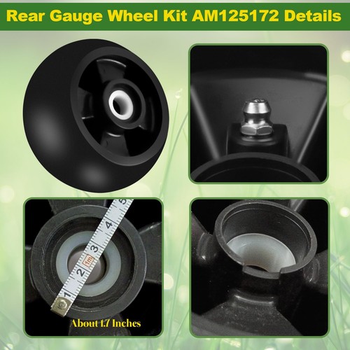 Mower Deck Wheels for John Deere- Rear Gage Wheel Kit Part AM125172 AM124706,... - Picture 5 of 6