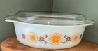 Vintage Pyrex Town & Country 045 2 1/2 Quart Oval Casserole Dish 12.75"x8.5"