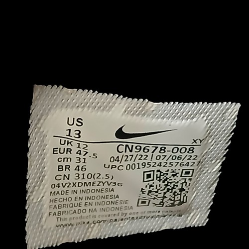Nike Victori One diapositive nere con stampa all over da uomo taglia 13 - Foto 7 di 12