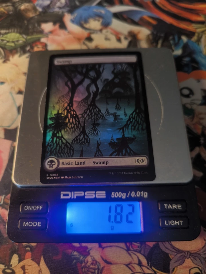 MTG Swamp V.1 🇬🇧 Nm Full Art Silhouette Land FOIL Wilds of Eldraine WOE OG - Bild 4 von 4