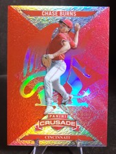 2025 Panini Crusade Chase Burns Red 1/25 Book End