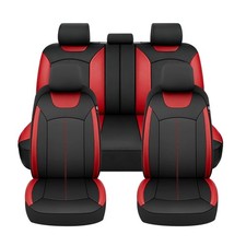 For Nissan Leather Car Seat Covers Full Set 5-seats Front Rear Protector Cushion For Nissan Leather Car Seat Covers Full Set 5-seats Front Rear Protector Cushion