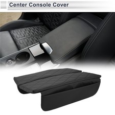 Auto Mittelkonsole Abdeckung Mit Tasche F�r BMW 5er G30 19-23 Schwarz 1 Set