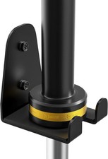 Olympic Barbell Hanger,Garage Gym Bar Wall Rack,Vertical Barbell Mount Rack,Blac