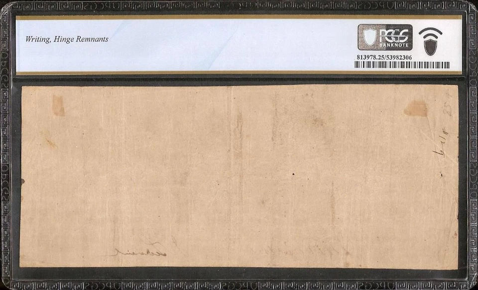 1861 $20 BILL CONFEDERATE STATES CURRENCY CIVIL WAR SHIP NOTE MONEY T-18 PCGS 25 - Image 2 of 2