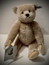 SIGNED 1983 Steiff 1902 Replica Teddy Bear 80th Anniversary 0150/32 W/Booklet