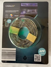 NEW CASALUX 2m (78.74") Color Changing LED STRIP LIGHTS TAPE Aldi Bluetooth App