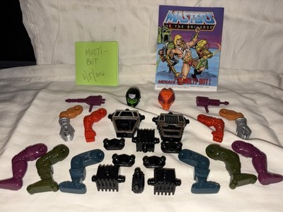 Vintage Mattel 1986 MOTU ''MULTI-BOT'' 100% Complete + Comic | (Malaysia) He-Man