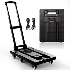 Voipvvii Folding Hand Truck 500lbs, Portable Heavy Duty Dolly Cart,... Fast Ship