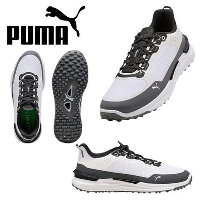 Puma Ignite Elevate X '26 Golf Shoes - White / Slate Sky / Black