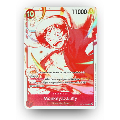 OP     Monkey D Luffy | ST10-006 | 3rd Anniversary! Treasure Campaign Promo