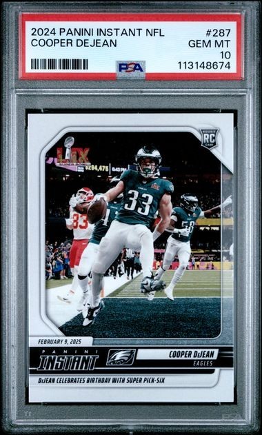 Cooper DeJean Panini Instant NFL #287 Base