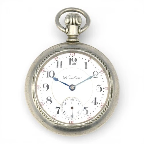 ANTIQUE HAMILTON GRADE 940 MECHANICAL MODEL 1 RAILROAD POCKET WATCH 21J C1907