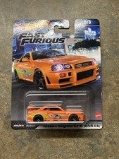 Hot Wheels Premium Fast & Furious Nissan Skyline GT-R (BNR34)