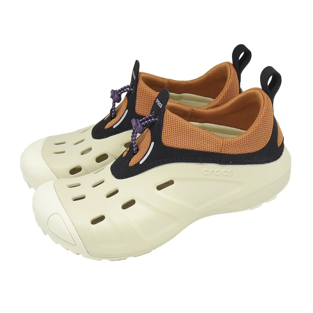 Crocs Quick Trail Low Bone Brown Black Men Outdoor Trail  display picture 2