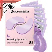 grace & stella  Retinol Eye Patches for Circles Puffy Under and Dark – Resto