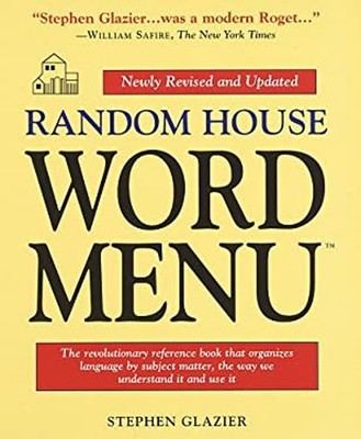 Random House Word Menu Hardcover Stephen Glazier