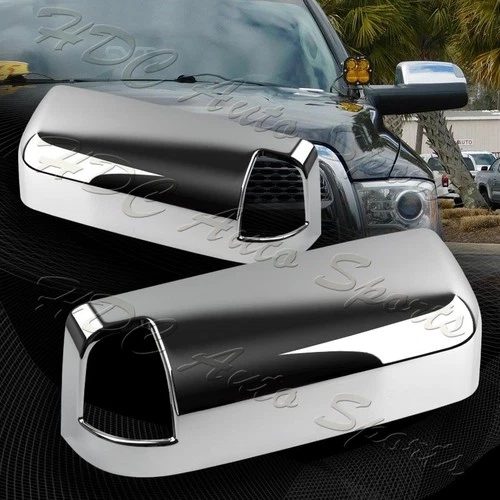 For 2010-2018 Dodge Ram 2500 3500 Chrome Side Mirror Cover W/Turn Signal Cut out