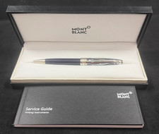 MEISTERSTUCK ORIGIN COLLECTION 163 SERIES BLUE AND SILVER BALLPOINT PEN