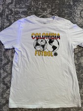 Columbia Women’s Large World Cup Shirt Futbol Soccer Vintage Rare Adidas