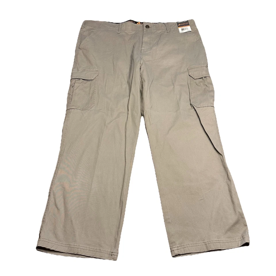 NEW Architect Active Flex Straight Leg Cargo Pants Men's 42x30 Gray Flat Front - Image 2 of 4
