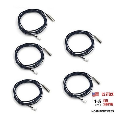 5PCS NTC 10k Thermistor Temperature Sensor Probe 3 Meter 3 Meter(9.8ft)