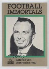 1985-88 Football Immortals Dan Reeves #102 1b8