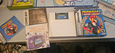 Mario Kart Super Circuit (Nintendo Game Boy Advance GBA) Complete In Box CIB