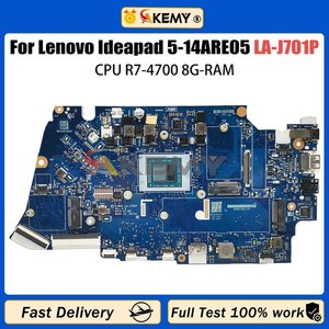 LA-J701P For   Ideapad 5-14ARE05 Laptop Motherboard R7-4700 CPU 8G-RAM *pz