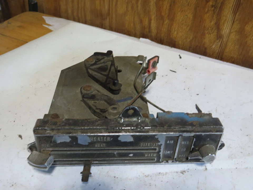 68 1968 69 1969 Oldsmobile Cutlass 442 calefacción aire acondicionado interruptor de control de clima Foto 4 de 4