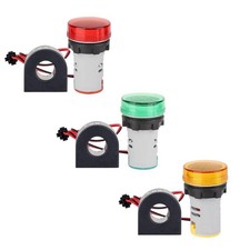 AC Voltage Current Monitor Meters with LED Display Pack of Three Units