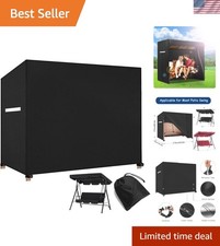 Easy-Clean 3-Seater Outdoor Swing Canopy Cover - Ultimate UV and Weather Shield