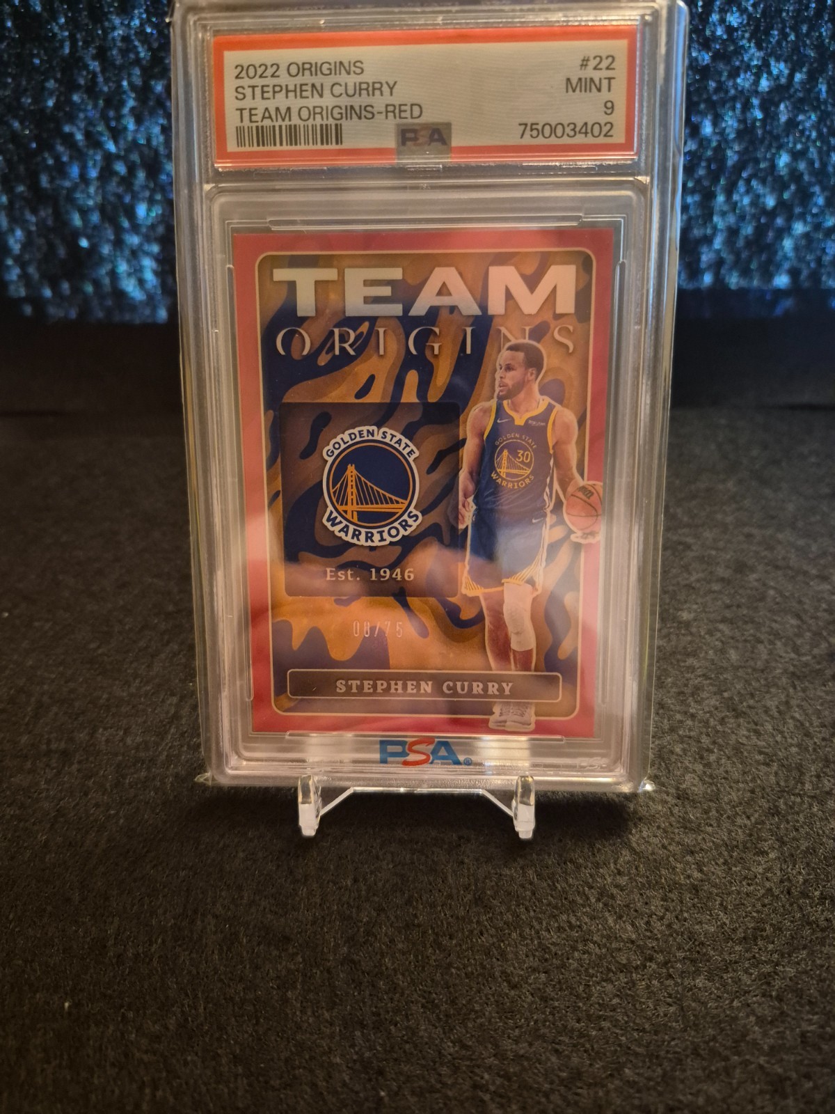 2022-23 Panini Origins - Team Origins Stephen Curry #22 Red /75
