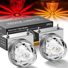 Dual Color Led Watermelon Lights With Bracket Truck Trailer Side Marker Light Us
