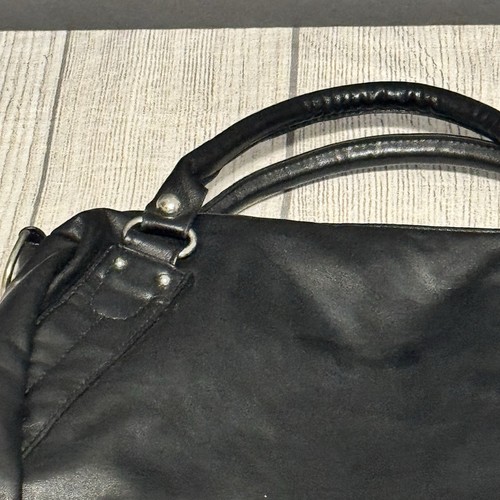 Cartera de Vinilo NEGRO Playboy Años 90 De Colección Cremallera Mediana Y2K Big White Bunny Logo RARA - Imagen 8 de 12